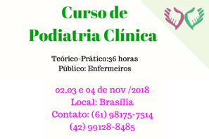 Curso de Podiatria Clí́nica para Enfermeiros